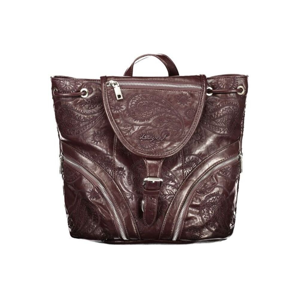 Desigual Brown Polyurethane Women's Women's Backpack